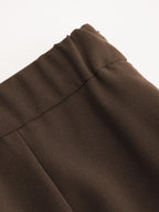 CIDER Mini Skirt High Waist Split Party Basic A Line Skirt